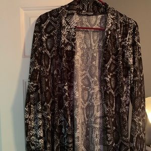 Long sleeve cardigan jacket